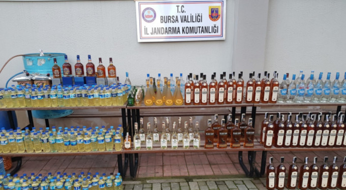 Bursa’da yılbaşı öncesi kaçak içki operasyonu