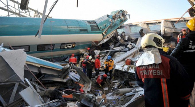 İşte Ankara’daki tren kazasının görüntüsü!