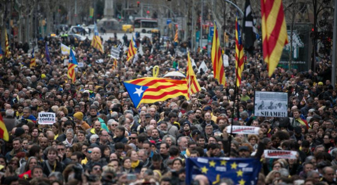 Katalonya’da eylem günü