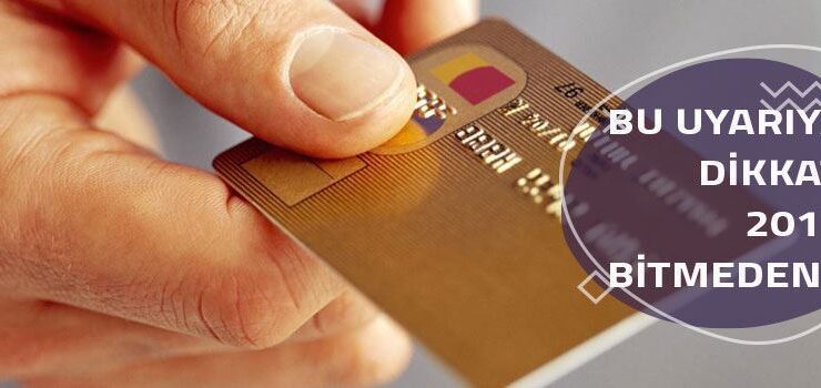 Kredi kartı kullananlar dikkat! 2017 bitmeden…