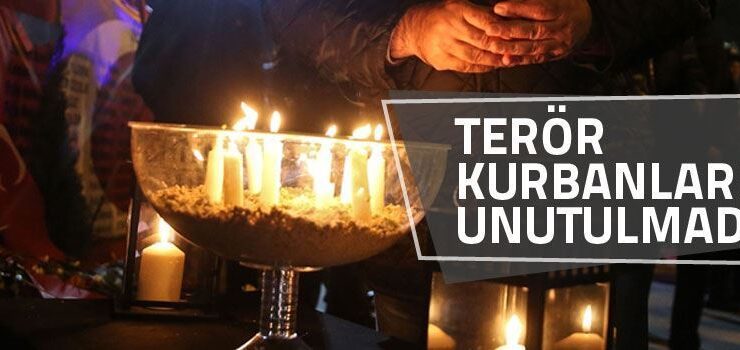 Terör kurbanları İstanbul’da anıldı