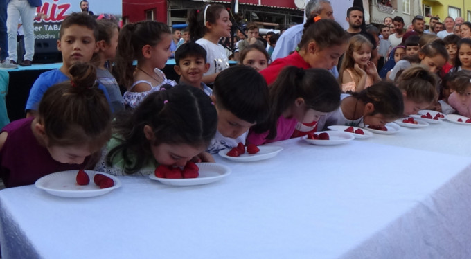 Bursa’da Çilek Festivali yoğun ilgi gördü