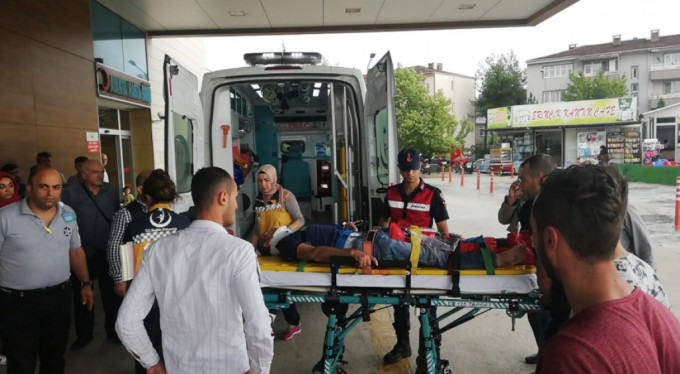 Bursa’da şiddetli yağmur kaza getirdi