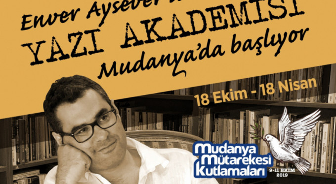 Enver Aysever ile “Yazı Akademisi” Mudanya’da başlıyor