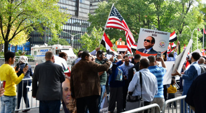 New York’ta Sisi karşıtı gösteri