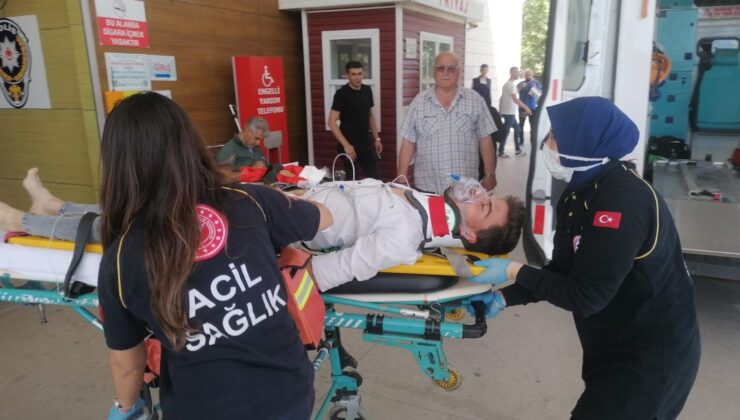 Bursa’da iki motosiklet kafa kafaya çarpıştı