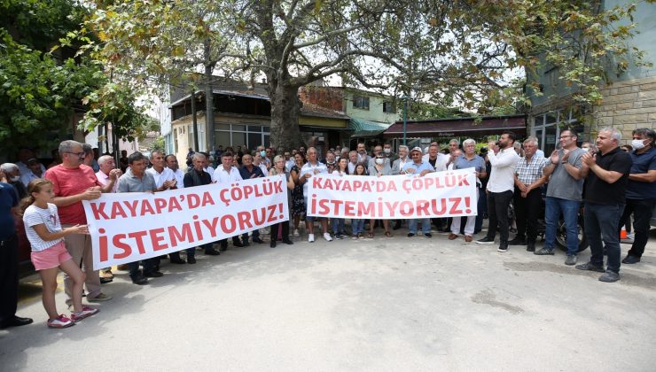 Bursa’da vatandaşlardan çöplük mesajı