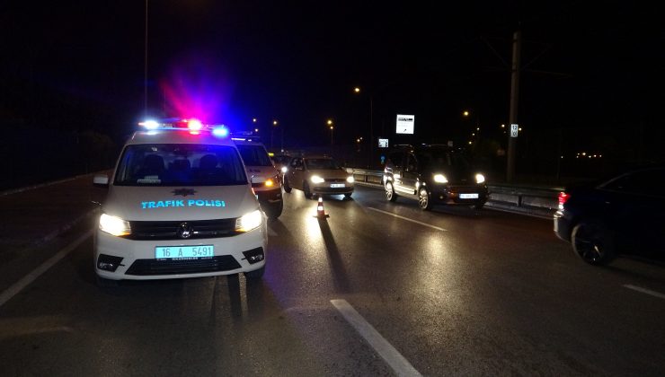 Bursa’da gece yarısı korkutan kaza!
