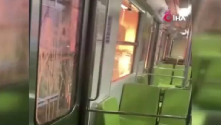 Meksika’da metroda yangın çıktı