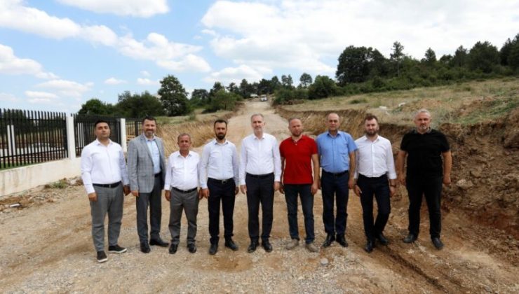 Bursa Yeniceköy’de 4 km yeni yol hattı oluşturuluyor
