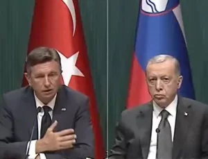 Cumhurbaşkanı Erdoğan, Slonvenya Cumhurbaşkanını ağırladı