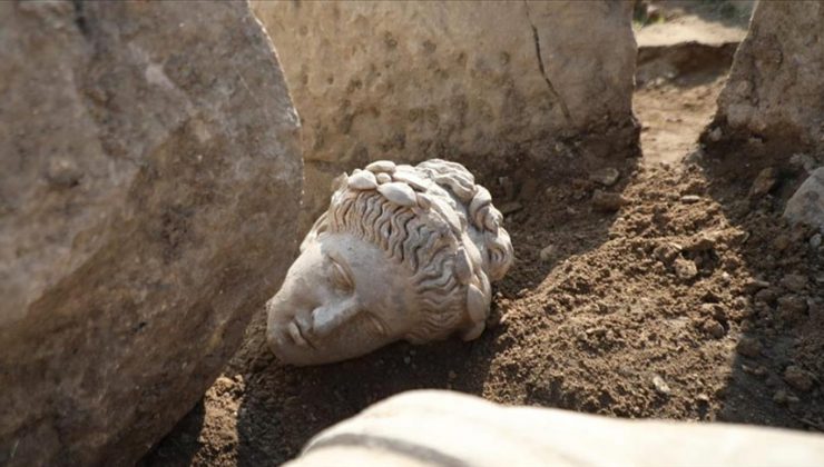 Düzce’deki antik kentte Apollon heykeli bulundu