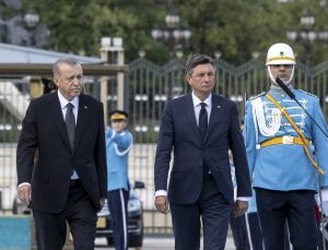 Cumhurbaşkanı Erdoğan, Slovenyalı mevkidaşı Pahor’u ağırladı