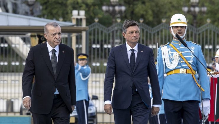 Cumhurbaşkanı Erdoğan, Slovenyalı mevkidaşı Pahor’u ağırladı