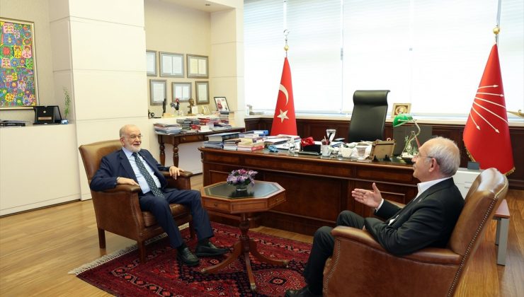 Kemal Kılıçdaroğlu, Temel Karamollaoğlu’nu kabul etti