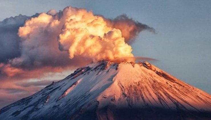 Meksika’daki Popocatepetl Yanardağı’nda 11 günde 6. patlama