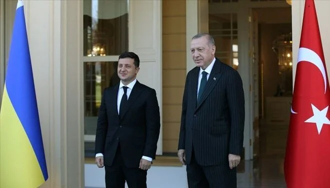 Cumhurbaşkanı Erdoğan Zelenski ile görüştü