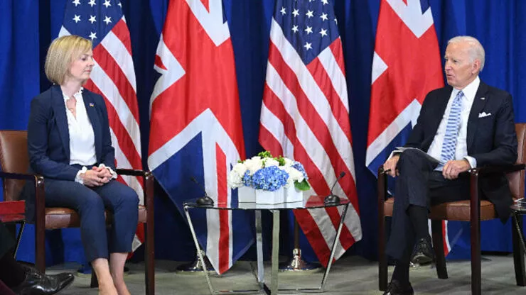 ABD Başkanı Biden, İngiltere Başbakanı Truss ile görüştü￼