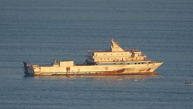 Yunanistan’ın taciz ettiği gemi böyle görüntülendi