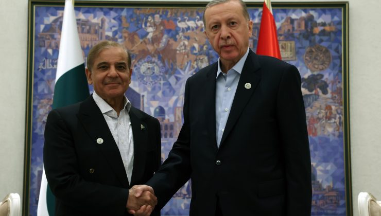 Cumhurbaşkanı Erdoğan, Pakistan Başbakanı Şerif’i kabul etti