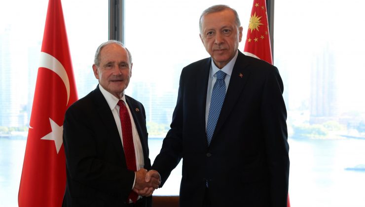 Cumhurbaşkanı Erdoğan, ABD’li Cumhuriyetçi Senatör Risch’i kabul etti