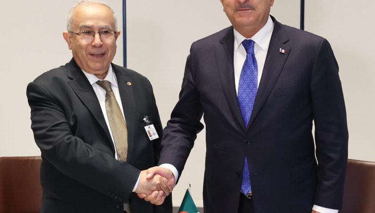Bakanı Çavuşoğlu, Cezayir Dışişleri Bakanı Ramtane Lamamra ile görüştü