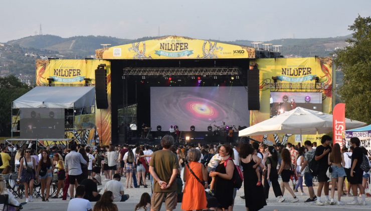 Nilüfer Müzik Festivali’nde büyük coşku
