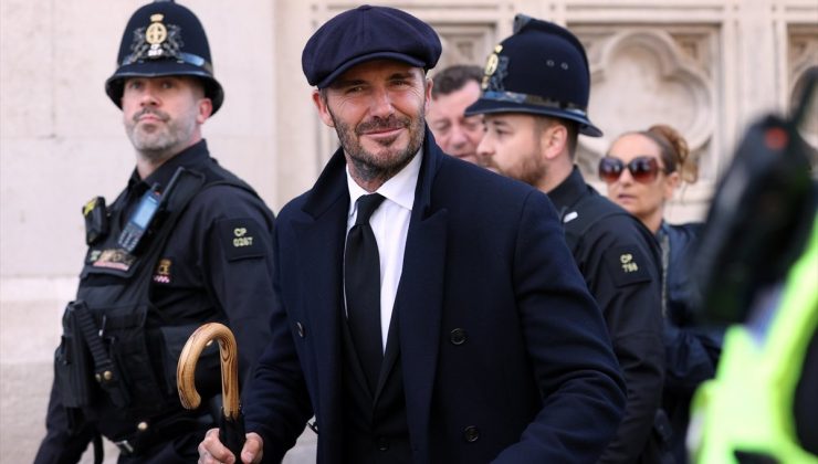 David Beckham, Kraliçe’nin naaşını ziyaret etti