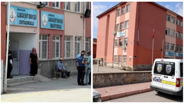 Kayseri’de okula ateş açıldı