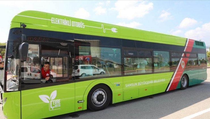 Elektrikli otobüsler şehir içi yolcu taşımaya başladı