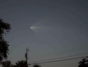 Washington DC semalarında görülen ‘gizemli’ cisim Space X roketi çıktı