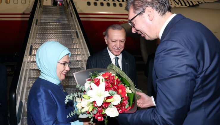 Cumhurbaşkanı Erdoğan Sırbistan’a geldi