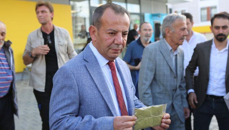Tanju Özcan, HDP Genel Merkezi’ne kına gönderdi
