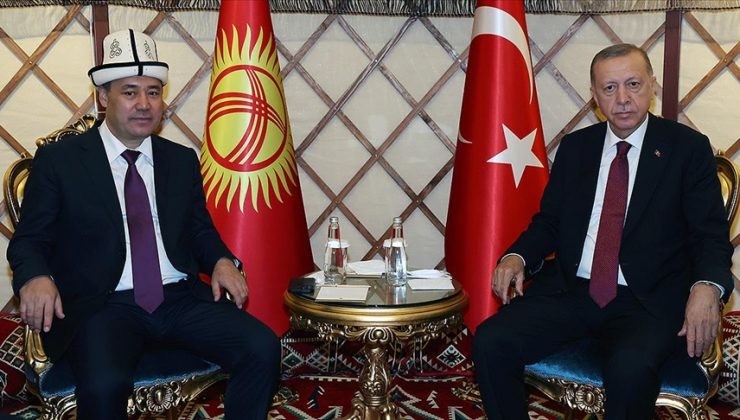 Cumhurbaşkanı Erdoğan, Kırgız ve KKTC’li mevkidaşlarıyla görüştü