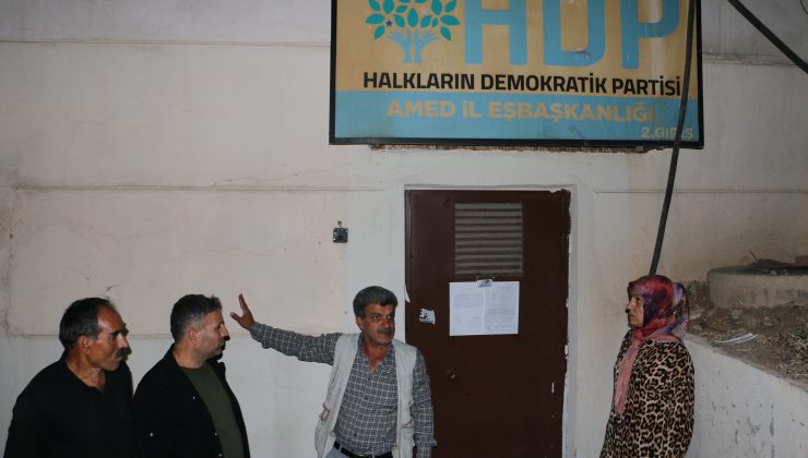 Diyarbakır HDP il binasına mühür vuruldu!