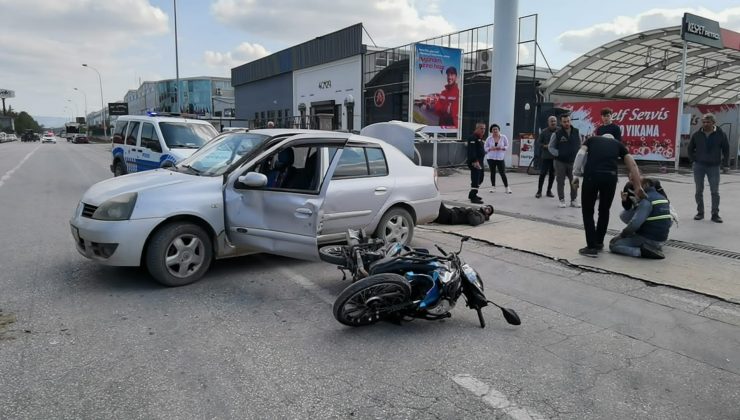 Bursa’da facia teğet geçti!