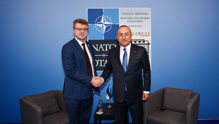 Çavuşoğlu, Estonya Dışişleri Bakanı Reinsalu ile görüştü