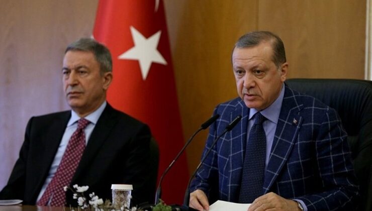 Cumhurbaşkanı Erdoğan, Hulusi Akar’dan harekat bilgisi aldı