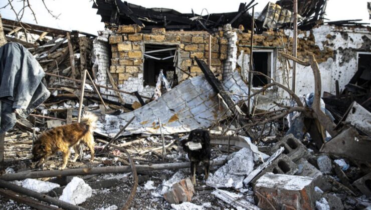 Rus güçlerinin füze saldırıları sivil altyapılara zarar verdi