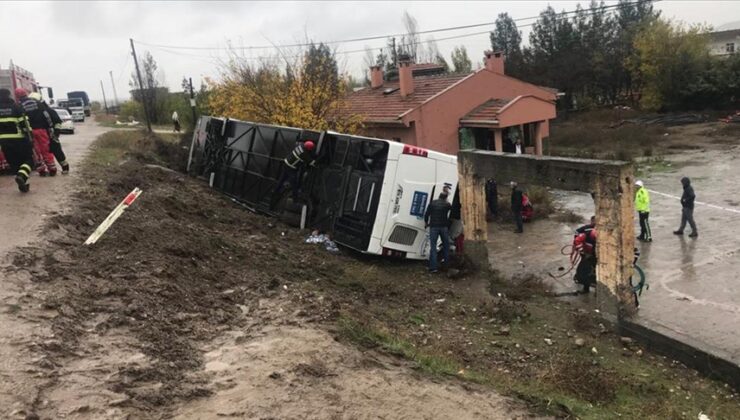 Diyarbakır’da yolcu otobüsü şarampole devrildi! Çok sayıda yaralı var…