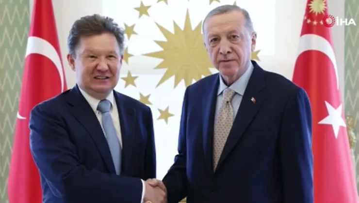 Cumhurbaşkanı Erdoğan Gazprom Başkanı Miller’ı kabul etti