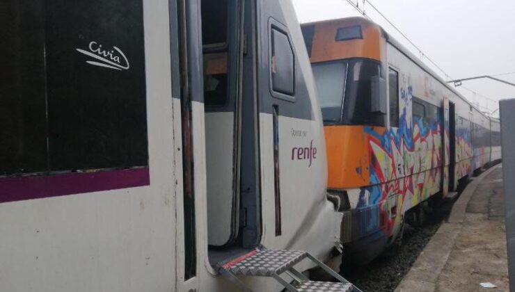 İspanya’da iki tren çarpıştı: Yaralılar var