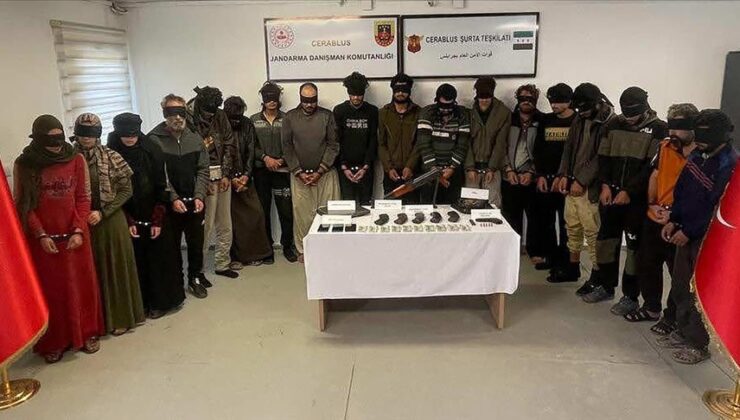 Suriye’nin kuzeyinde DEAŞ ve PKK’lı 18 terörist yakalandı