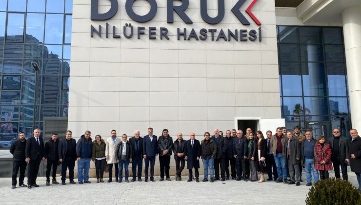 Doruk Nilüfer Hastanesi açılış öncesi Bursa basınını ağırladı