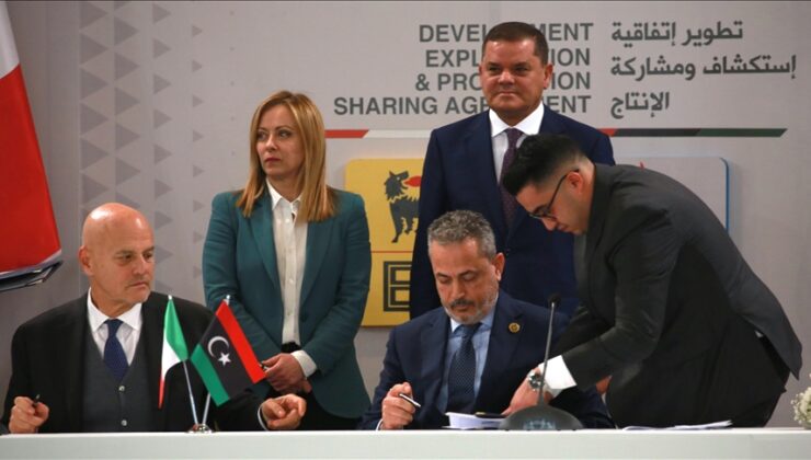 Libya ile İtalya, Akdeniz’de 8 milyar avro değerinde doğal gaz anlaşması imzaladı