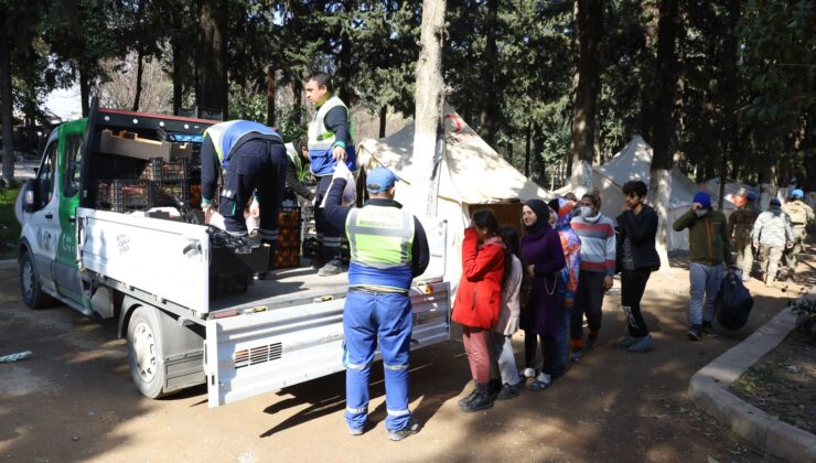 Depremzedenin meyve-sebzesi Bursa’dan