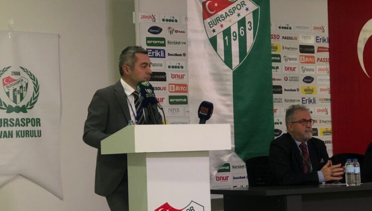 Bursaspor’da transfer yasağı konusu netleşti! Son durumu Başkan Banaz açıkladı
