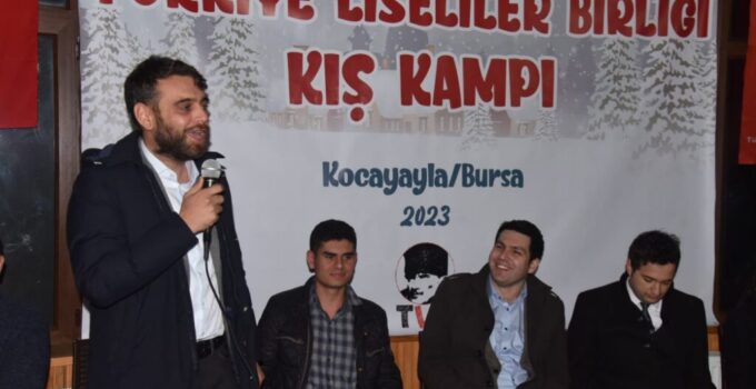 Emin Adanur Türkiye Liseliler Birliği kış kampında gençlerle buluştu