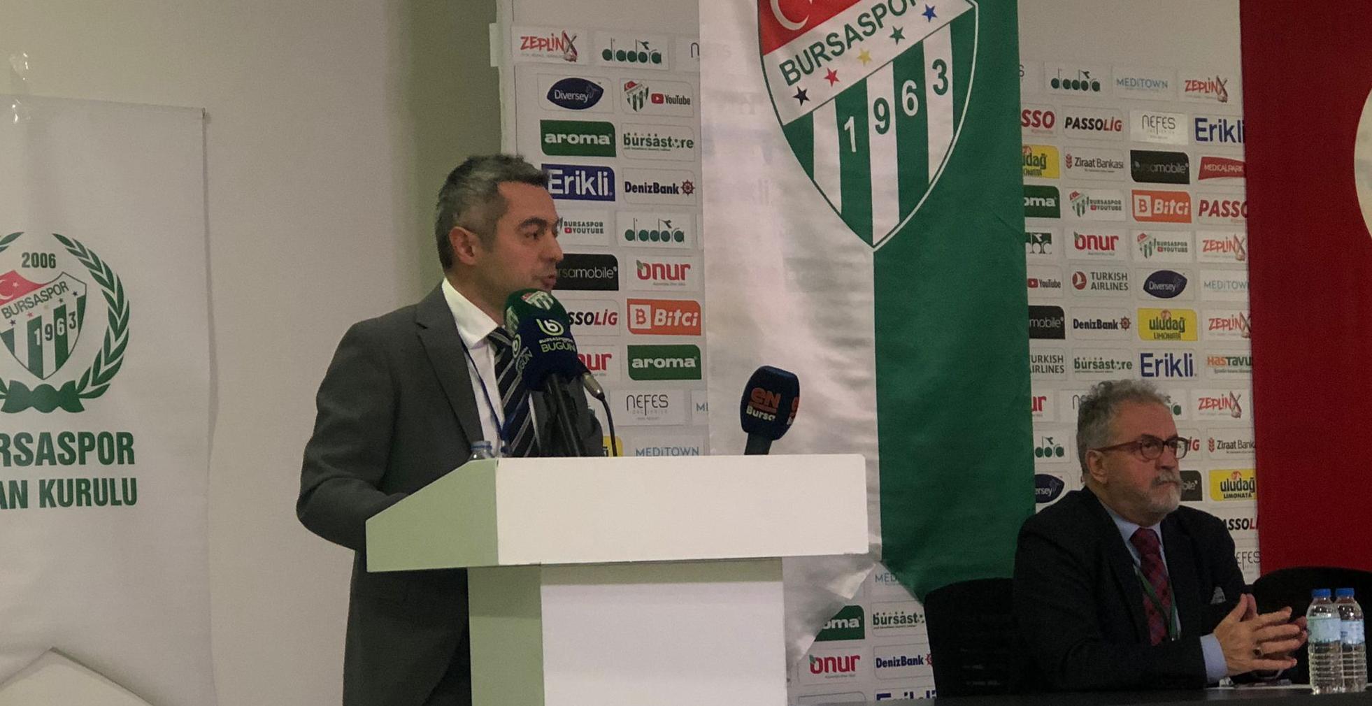 Bursaspor’da transfer yasağı konusu netleşti! Son durumu Başkan Banaz açıkladı