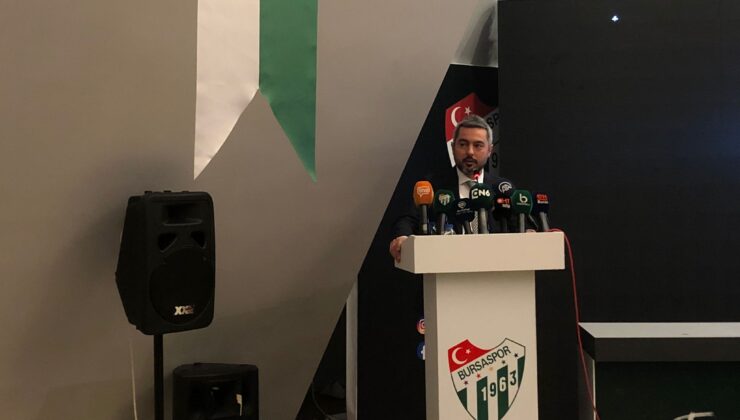 Bursaspor Başkanı Banaz’dan pankart açıklaması!